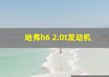 哈弗h6 2.0t发动机